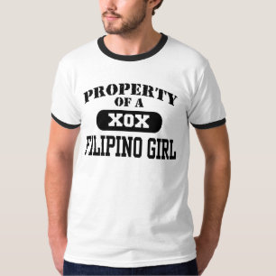 Eigendom van een Filipijns meisje T-shirt