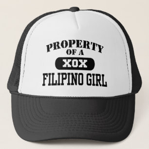 Eigendom van een Filipijns meisje Trucker Pet