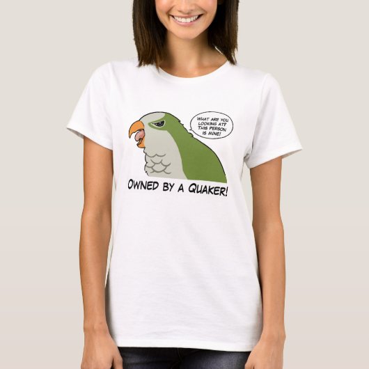 Eigendom van een groene quaker t-shirt (Voorkant)