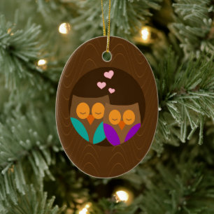 Eigendom van een Nest Keramisch Ornament