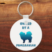 Eigendom van een Pommeren Sleutelhanger (Voorkant)