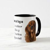 Eigendom van een Ruby Cavalier King Charles Spanie Mok (Voorkant rechts)