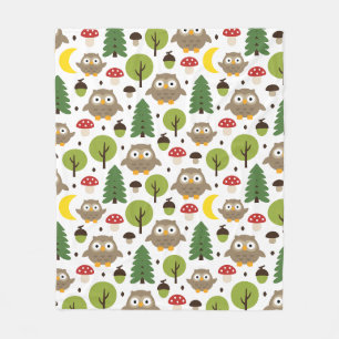 Eigendom van het bos fleece deken