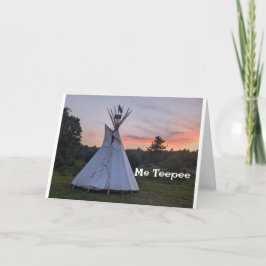 Eigendom van het huis/mensen die samenwonen bedankkaart