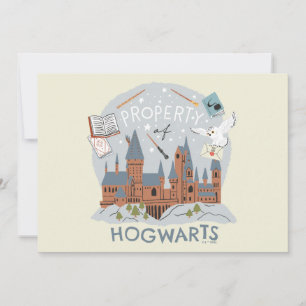 Eigendom van Hogwarts Cartoon Grafiek Kaart
