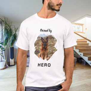 Eigendom van hond foto plezier t-shirt