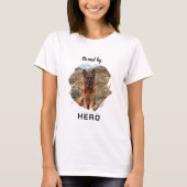Eigendom van hond foto plezier t-shirt (Voorkant)