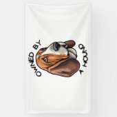 Eigendom van iemand Basset Hound Spandoek (Verticaal)