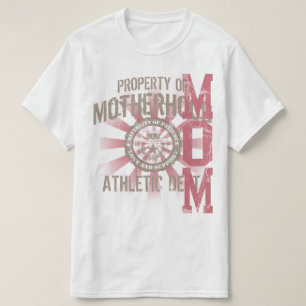 Eigendom van Motherhood Athletic dept. Moeder T-sh T-shirt