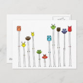 Eigendom van multicolors briefkaart (Voorkant / Achterkant)