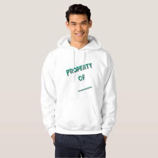 "Eigendom Van" Persoonlijke Heren Hoodie