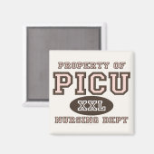 Eigendom van PICU Verpleegafdeling Magnet Magneet (Voorkant / Achterkant)