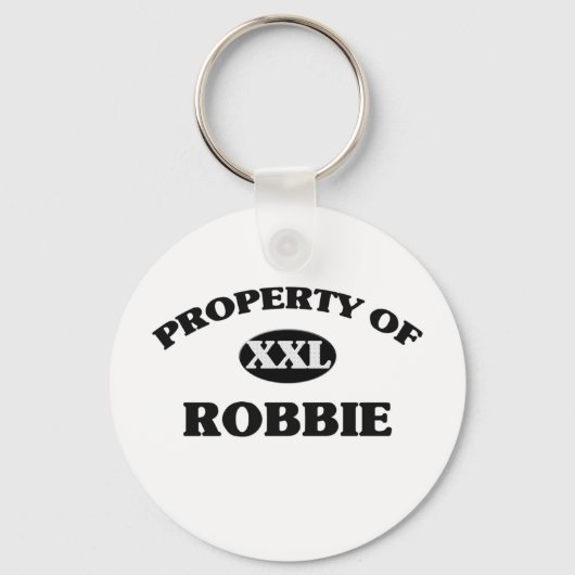 Eigendom van ROBBIE Sleutelhanger (Voorkant)