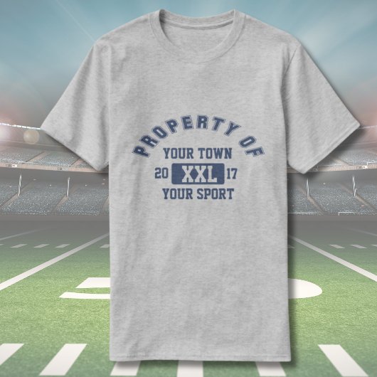 Eigendom van Sjabloon T-shirt