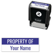 Eigendom van Sjabloon Zelfinktende Stempel (In situ)