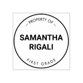 Eigendom van Stempel van de klas van Naam gebruike (Afrduk)