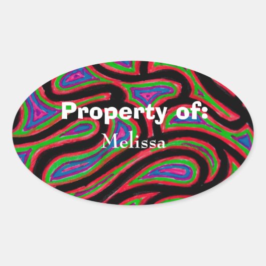  eigendom van stickers (Voorkant)