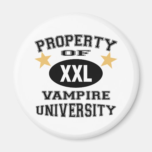 Eigendom van Vampire University Magneet (Voorkant)