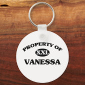 Eigendom van VANESSA Sleutelhanger (Voorkant)
