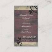 Eigendomsbeheer Visitekaartje streepjesbord (Achterkant)