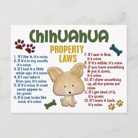 Eigendomswetten 4 briefkaart (Voorkant)