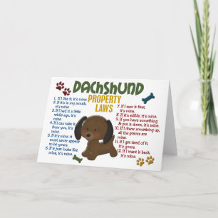 Eigendomwetten Dachshund 4 Kaart
