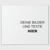 Eigenes Geschenkpapier gestalten - eigenes Design Cadeaupapier (Vlak)