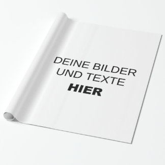 Eigenes Geschenkpapier gestalten - eigenes Design Cadeaupapier