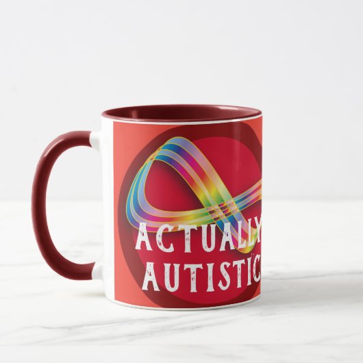 Eigenlijk Autistieke Mok van de Rainbow Infinity C (Links)