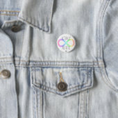 'Eigenlijk autistisch' Neurodiversity Rainbow/ Aut Ronde Button 3,2 Cm (In situ)