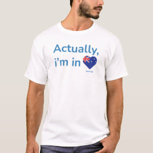 Eigenlijk ben ik in Australië T-shirt