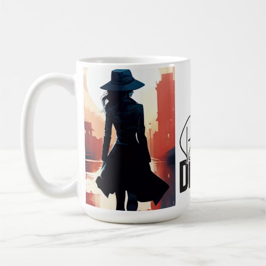 Eigenlijk detective koffiemok (Links)