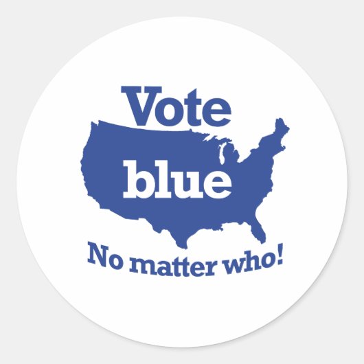 Eigenlijk doden pistolen mensen ronde sticker (Voorkant)