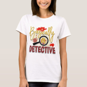 Eigenlijk een rechercheur t-shirt