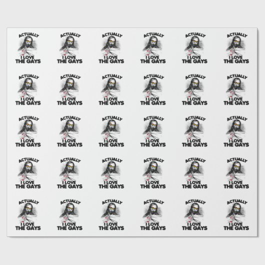 Eigenlijk hou ik van de homo's cadeaupapier (Vlak)