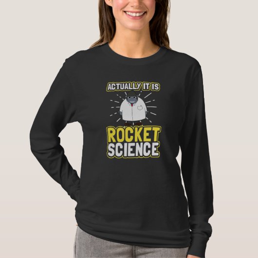 Eigenlijk is het Gorilla Rocket Scientist T-shirt (Voorkant)