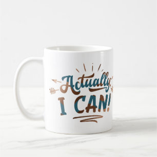 Eigenlijk Kan Ik Motiverende Tekst Teal Brons Goud Koffiemok
