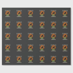 Eigenlijk Kat Zwart Halloween Maan Pompoenen Cadeaupapier