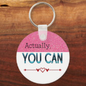 Eigenlijk kun je typografie sleutelhanger (Voorkant)