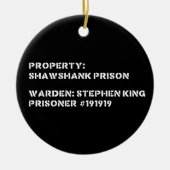Eigenschap: Shawshank Gevangenis Keramisch Ornament (Voorkant)