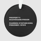 Eigenschap: Shawshank Gevangenis Ornament (voorkant)