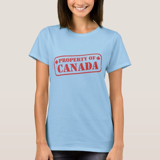 Eigenschap van Canada T-shirt (Voorkant)