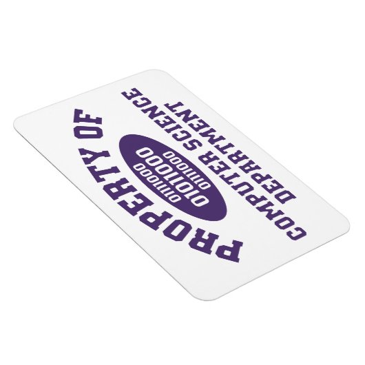 Eigenschap van de afdeling computerwetenschappen magneet (Rechterzijde)