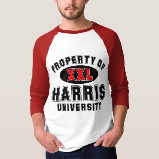 Eigenschap van de Harris University T-shirt (Voorkant)