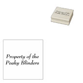 Eigenschap van de Peaky Blinders Rubber Stamp Rubberstempel (Gestempeld)