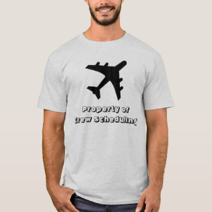 Eigenschap van de planning van de bemanning t-shirt