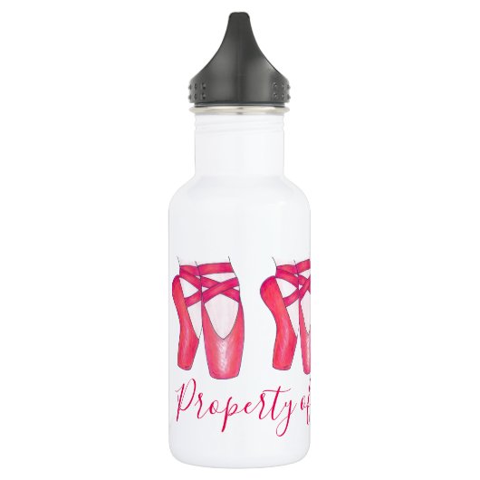 Eigenschap van de roze balletgedenkpente-tente-dan waterfles (Links)