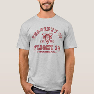 Eigenschap van de vlucht 19 t-shirt