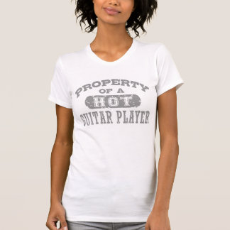 Eigenschap van een Hot Guitaar Player T-shirt