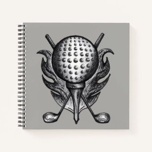 Eigenschap van het gepersonaliseerde Golf Ball Clu Notitieboek